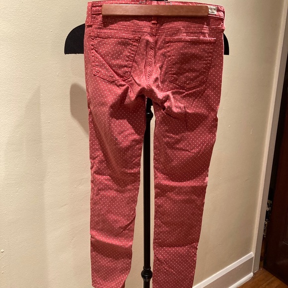 AG Pink & White Polka Dot Pants - Picture 4 of 6